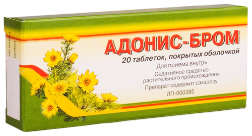 Адонис-бром таб. п/об. №20