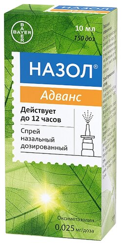 Назол фл.(спрей наз.) 0,025мг 10мл