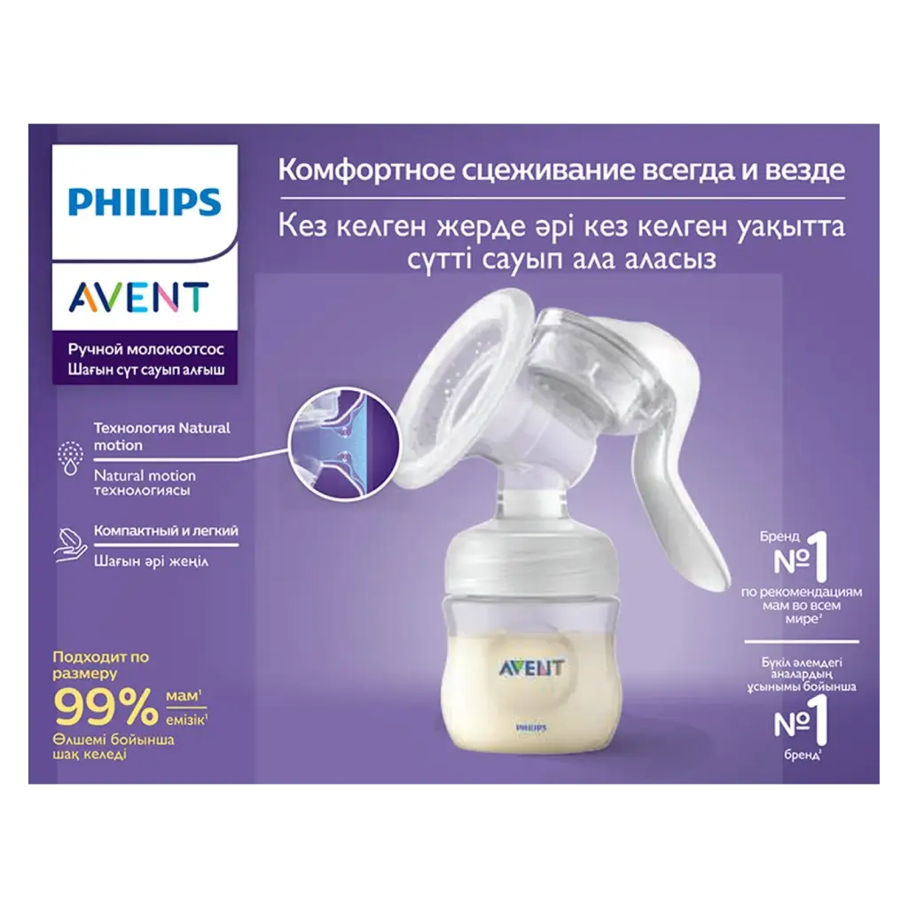 Молокоотсос Авент (AVENT) ручной (арт. SCF441/01)