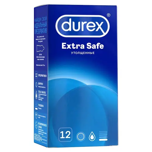 Презерватив DUREX Extra Safe (более плотные) №12