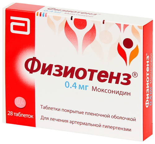 Физиотенз таб. п/пл. об. 0,4мг №14