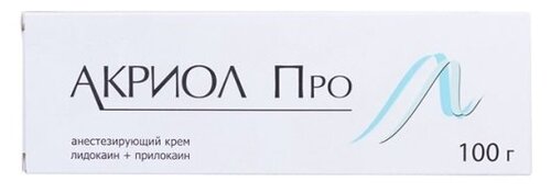 Акриол Про крем 2,5%+2,5% 100г (туба)