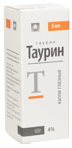 Таурин фл.-кап.(капли глазн.) 4% 5мл