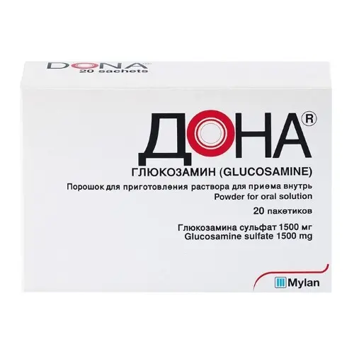 Дона саше(пор. д/приг. р-ра д/приема внутрь) 1500мг №20