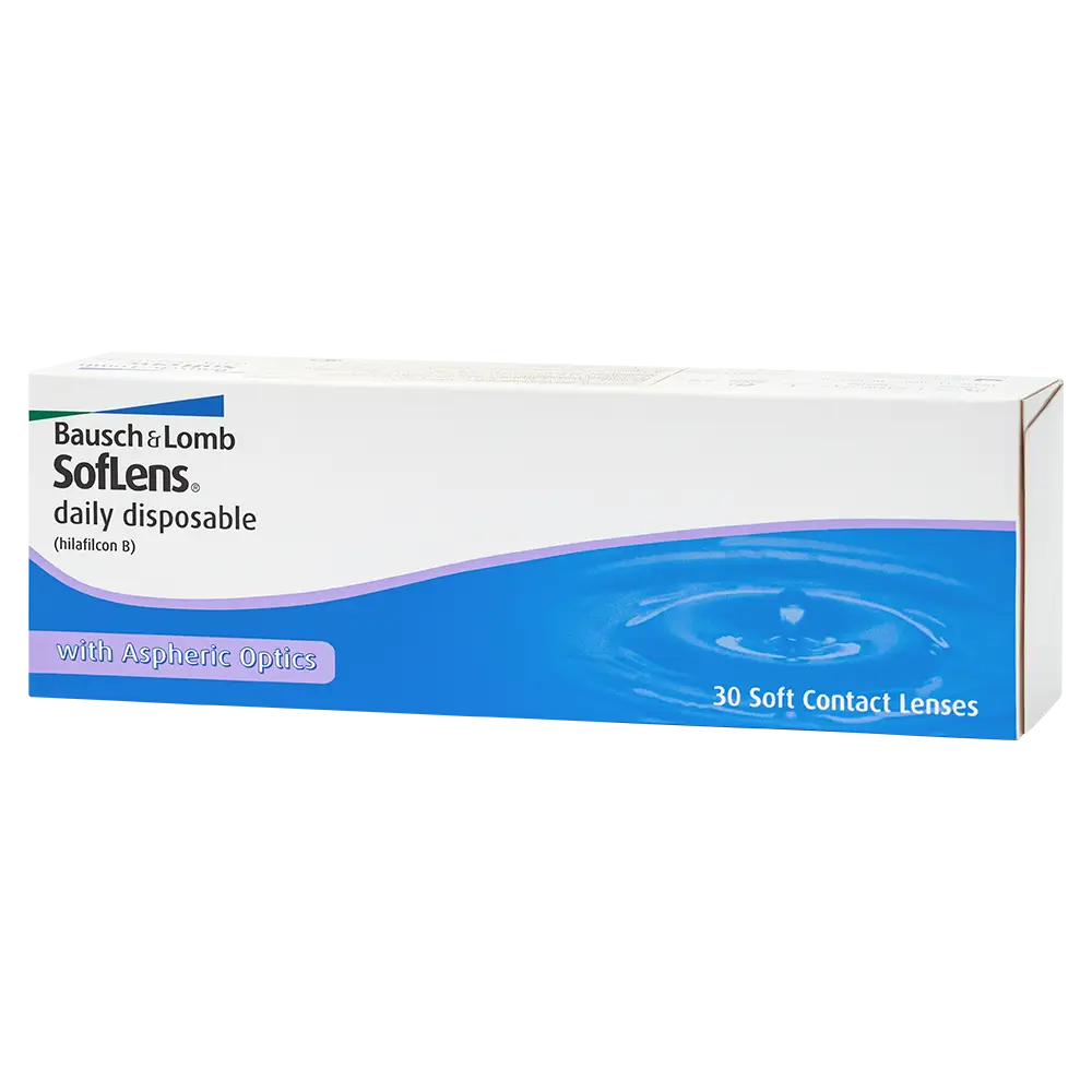 Линзы SofLens Daily Disposable (1 день) R 8.6 контактные мягкие корриг. -1,75 №30 картинка № 2