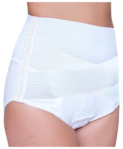 Бандаж при опущении внутр. органов малого таза Б-637 р.10 белый