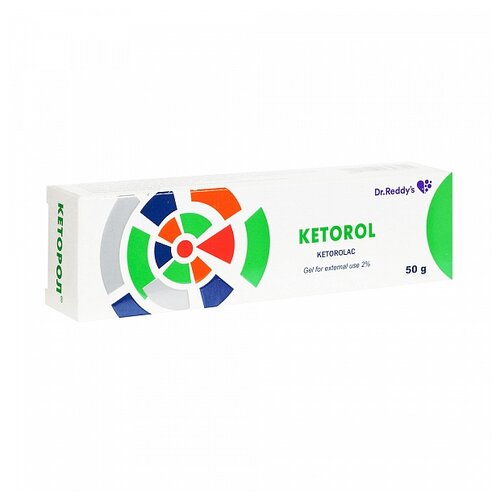 Кеторол туба(гель д/наружн. прим.) 2% 50г №1