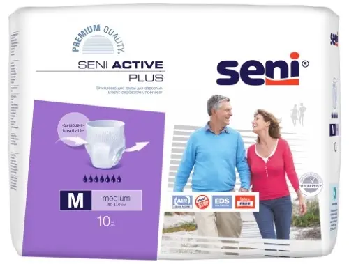 Подгузники-трусики для взрослых SENI ACTIVE Plus Medium №10