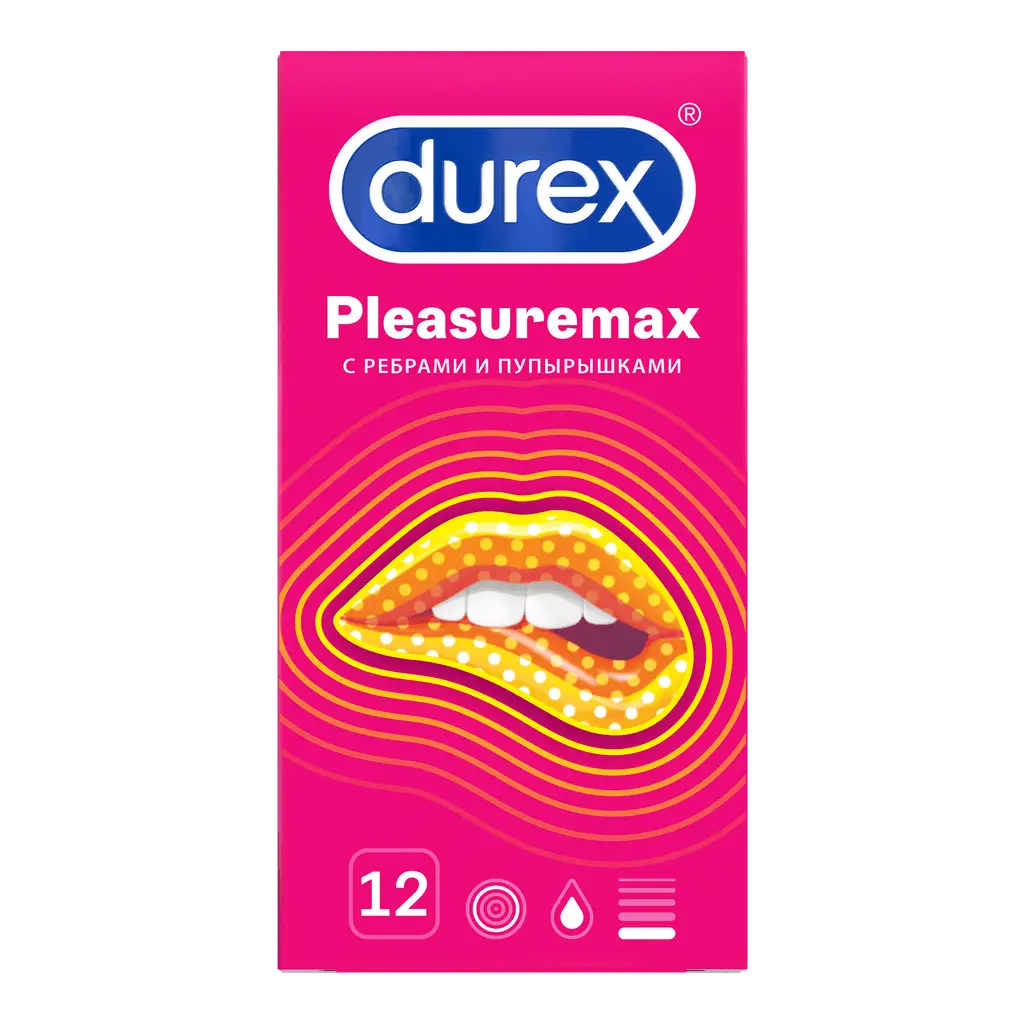 Презерватив Дюрекс (DUREX) Pleasuremax (ребра и пупырышки) №12 картинка № 6