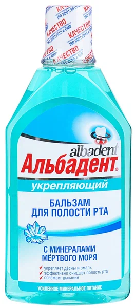 Ополаскиватель полости рта (зубной бальзам) АЛЬБАДЕНТ укрепл. с минералами 400мл