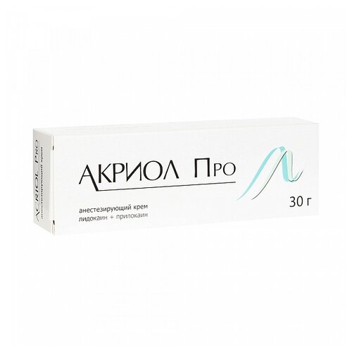 Акриол Про крем 2,5%+2,5% 30г (туба)