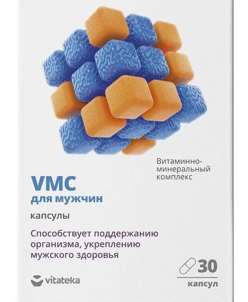 ВИТАТЕКА (VITATEKA) Витаминно-минеральный комплекс VMC д/мужчин капс. №30