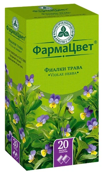 Фиалки трава пак.-фильтр 1,5г №20