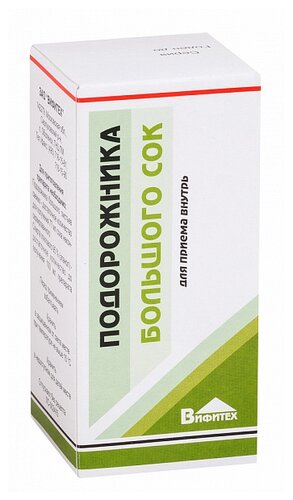 Подорожника сок фл.(жидк.) 100мл