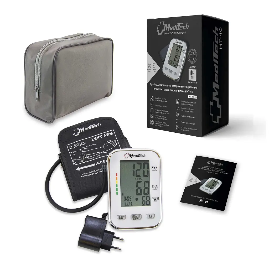Тонометр MediTech MT-40 автом. с адаптером картинка № 7