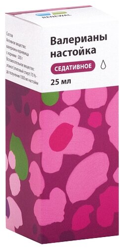 Валерианы настойка фл. 25мл