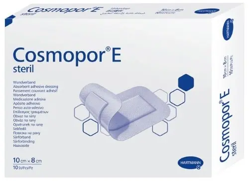 Повязка Космопор (COSMOPOR) E Steril послеоперац. самоклеющ. 10см х 8см №10