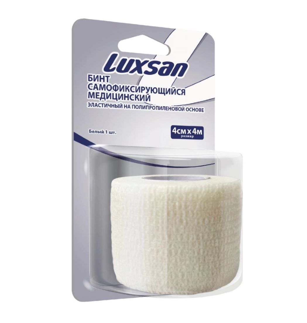 Бинт Luxsan самофикс. эласт. 6х4 (беж.)