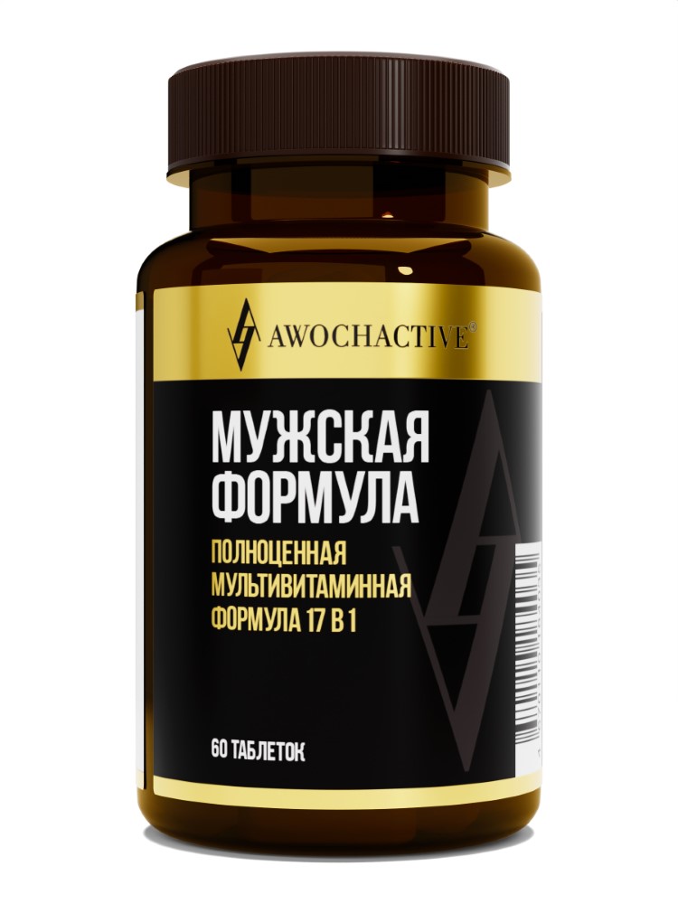 AWOCHACTIVE Витаминно-минеральный комплекс Mens Formula таб. №60