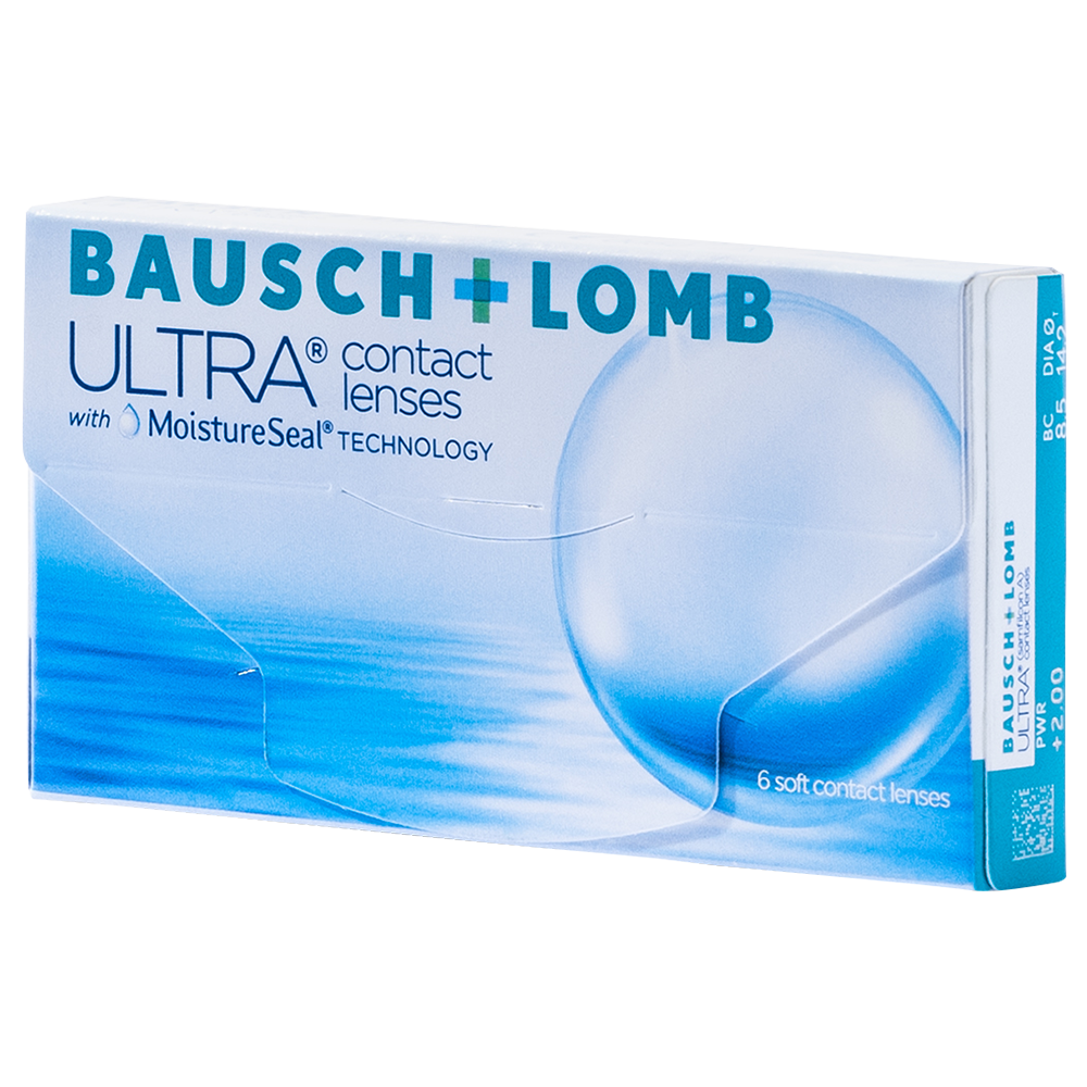 Линзы ULTRA (30 дней) BC 8.5 контактные мягкие корриг. -1,25 №6 картинка № 3