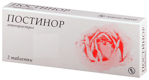 Постинор таб. 750мкг №2