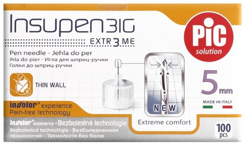 Игла INSUPEN однораз. к шприц-ручке 31G (0,25 х 5мм) №100