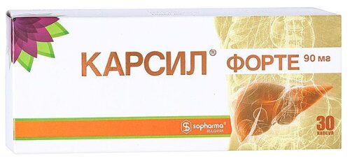 Карсил форте капс. 90мг №30