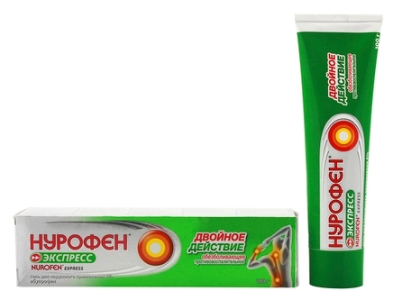 Нурофен Экспресс туба(гель д/наружн. прим.) 5% 100г №1