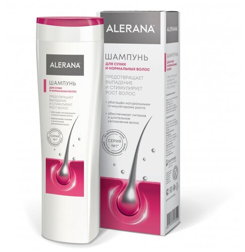Алерана шампунь д/сух. и норм. волос 250мл