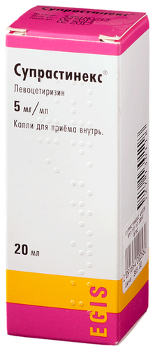 Супрастинекс фл.-кап.(капли д/приема внутрь) 5мг/мл 20мл