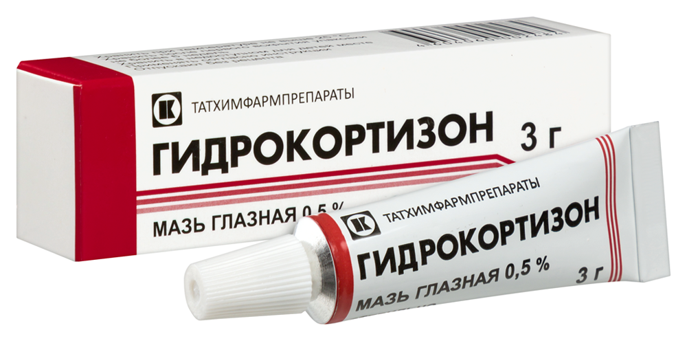 Гидрокортизон туба(мазь глазн.) 0,5% 3г картинка № 2