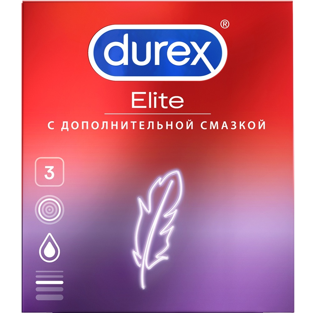 Презерватив Дюрекс (DUREX) Elite (ультратонкие со смазкой) №3 картинка № 2