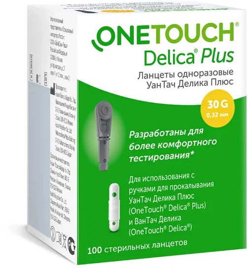 Ланцет ONE TOUCH DELICA Plus №100