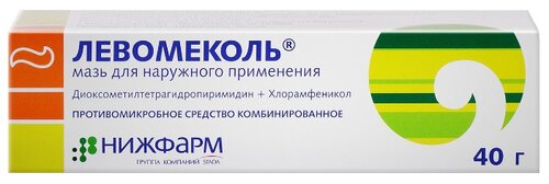 Левомеколь туба(мазь д/наружн. прим.) 40г №1