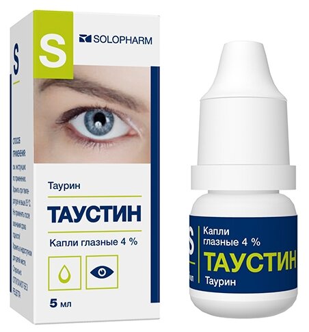Таустин фл.-кап.(капли глазн.) 4% 10мл