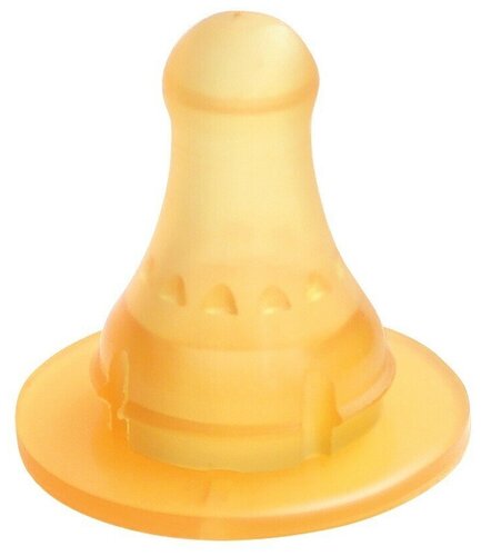 Соска LUBBY силикон. д/соков и густ.пищи c X-обр. отверстием, быстрый поток №2 (арт. 4664)