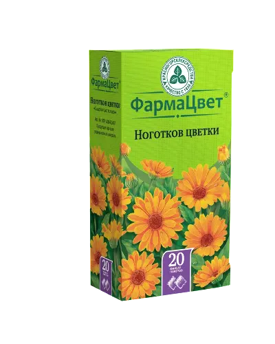 Календулы цветки (ноготков цветки) пак.-фильтр 1,5г №20