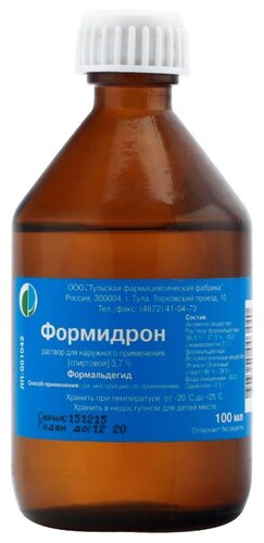 Формидрон фл.(р-р д/наружн. прим. спиртов.) 50мл