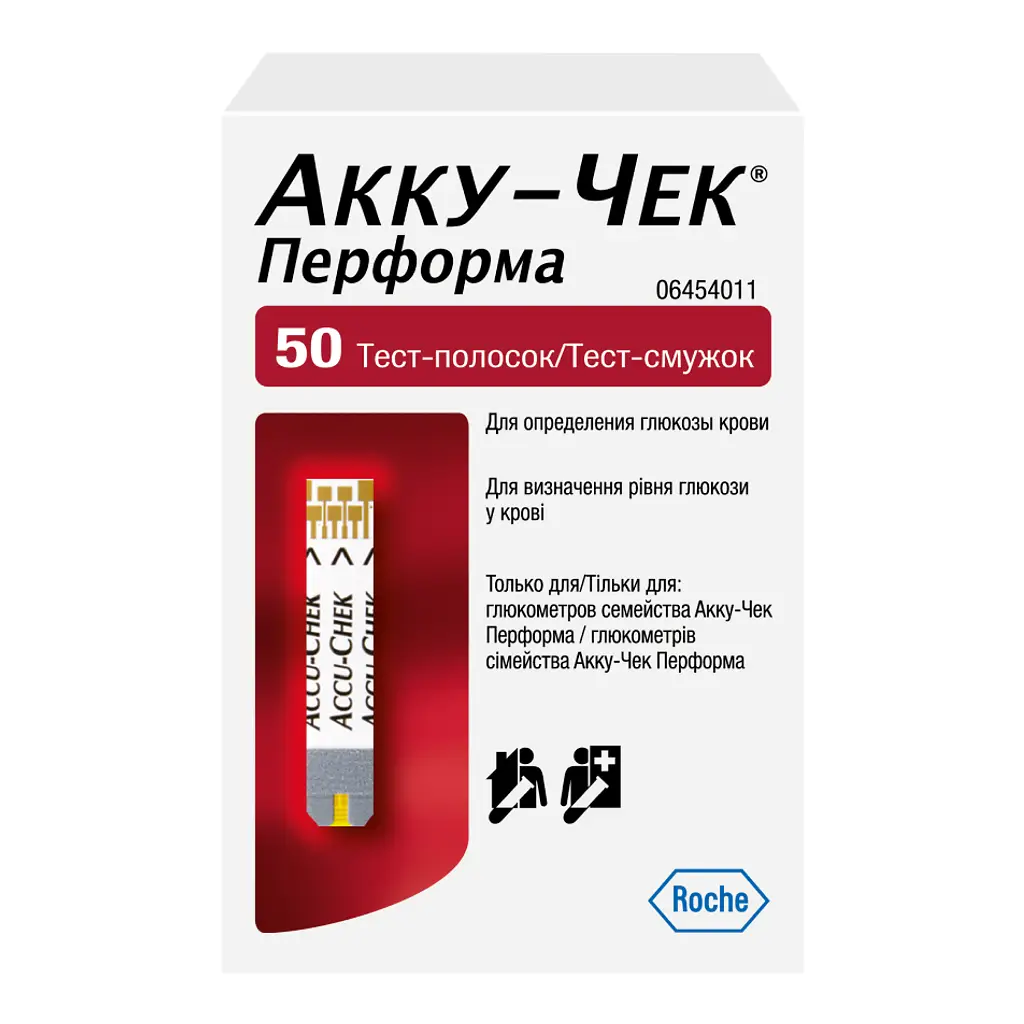 Тест-полоска Акку-Чек Перформа (Accu-Chek Performa) №50 картинка № 2